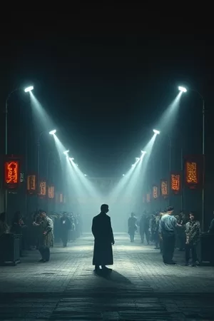 奇幻动画《深海的邮差》竖版封面，深蓝海水中游动的信封