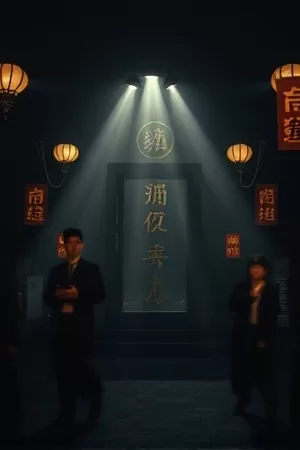 都市短剧《七十二小时逆转》竖版封面，倒计时电子钟前伏案的身影