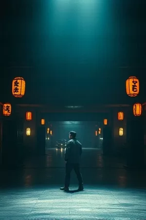 公路治愈剧《第七座候车亭》竖版海报，省道边黄昏里的候车长椅